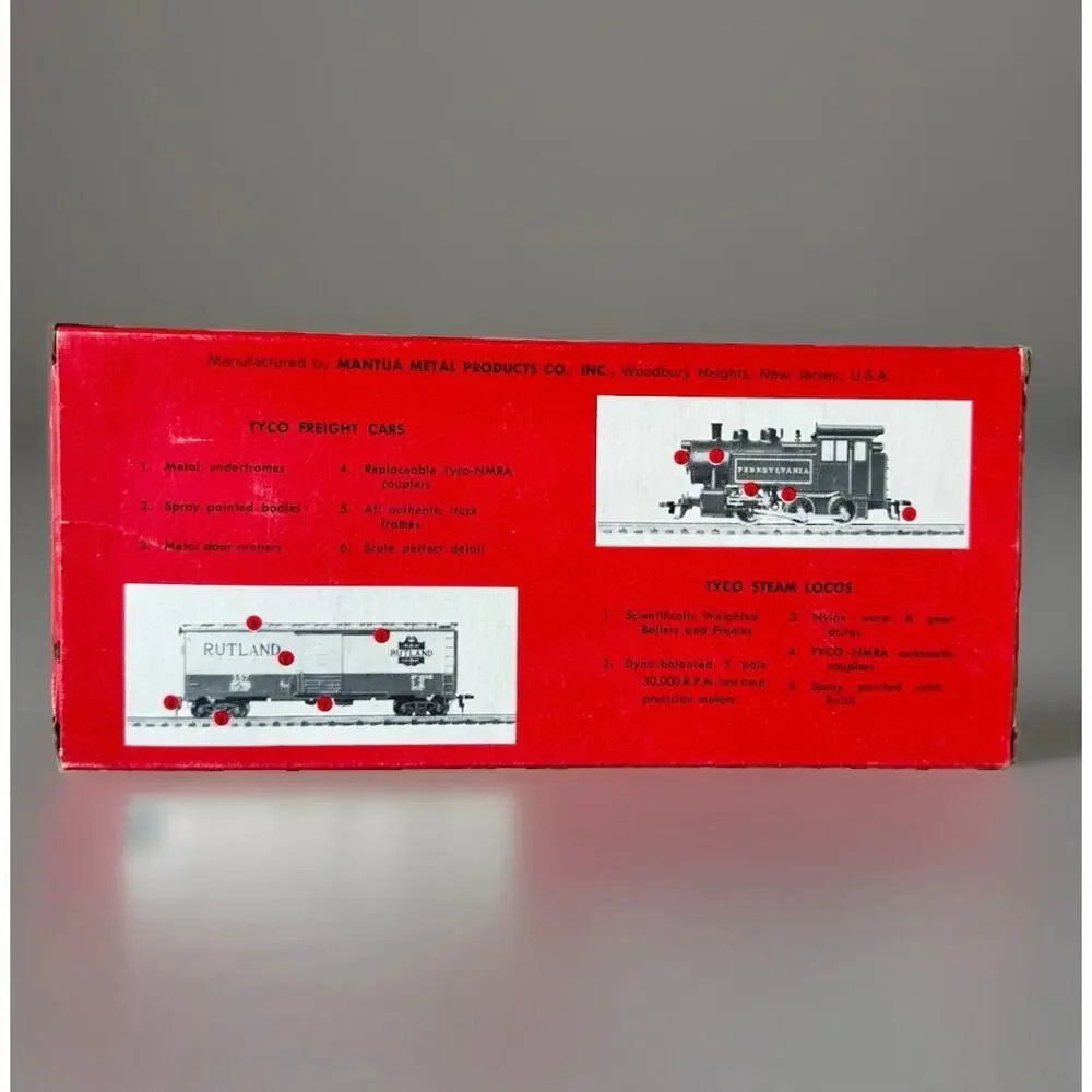 Vintage TYCO HO Scale Operating Spreckels Covered Hopper Car T332B:298 Boxed
